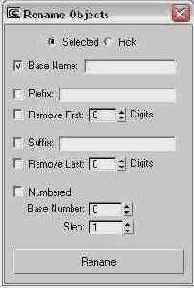   Rename Objects ( )