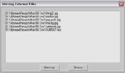   Missing External Files (  )