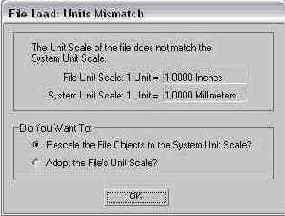   File Load: Units Mismatch ( :  )
