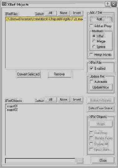  XRef Objects (  )    