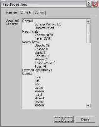  Contents ()   File Properties ( )