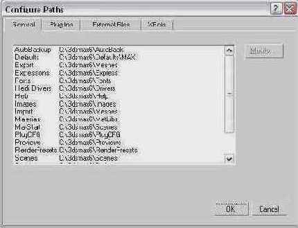   Configure Paths ( )    General ()