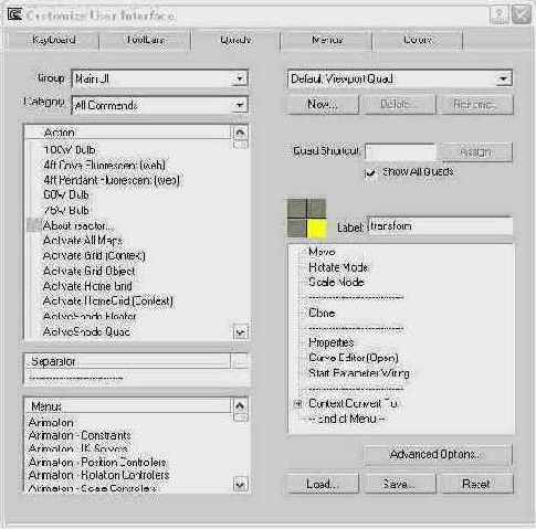  Quads ( )   Customize User Interface (  )