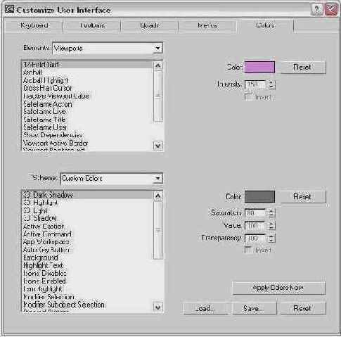  Colors (()   Customize User Interface (  )