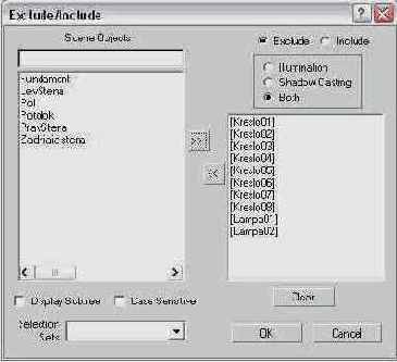   Exclude/Include (/)