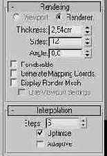 .  Rendering ()  Interpolation ()