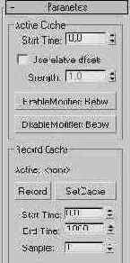  Parameters ()  Point Cache ( )