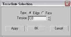   Tesselate Selection (   )
