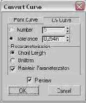   Convert Curve ( )