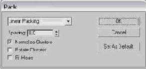   Pack ()  Unwrap UVW ( UVW)