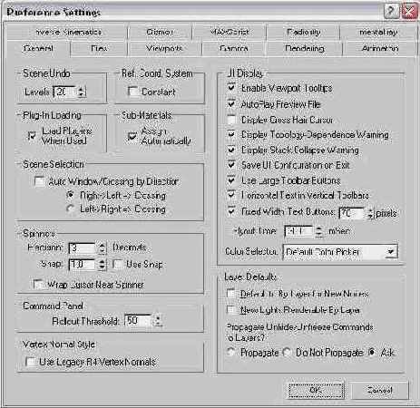 . 1.  General ()   Preference Settings ( )