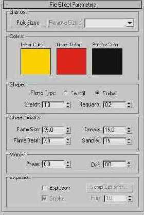 Fire Effect Parameters ( )