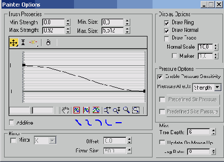  Painter Options ( )