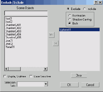   Exclude/Include (/)