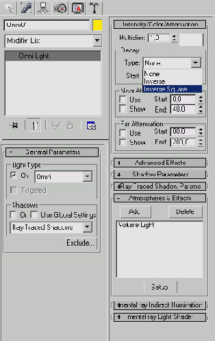   Intensity/Color/Attenuation (//)  