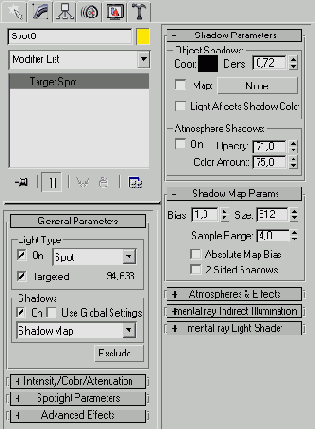   Shadow Map Params (  )  